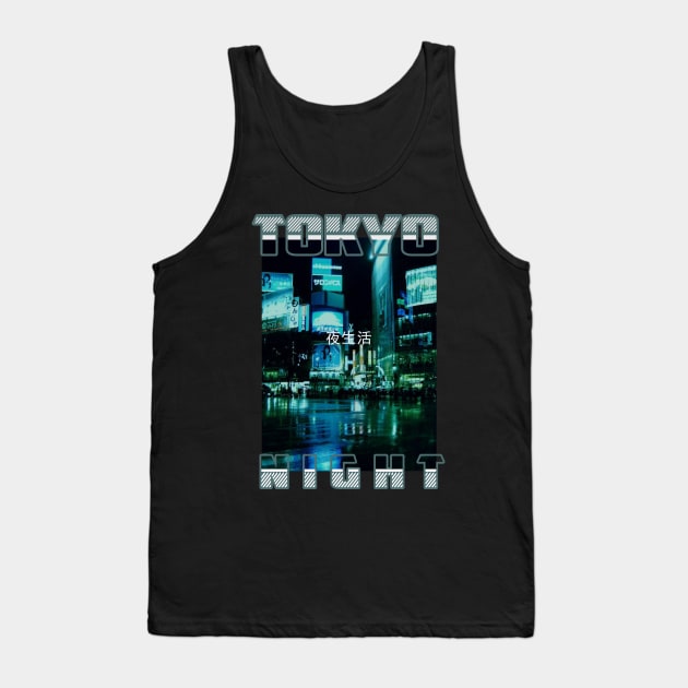 Tokyo at night Tank Top by BC- One- Shop